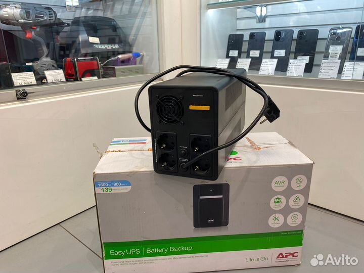Ибп, APC back-ups BVX1600LI-GR, Новый
