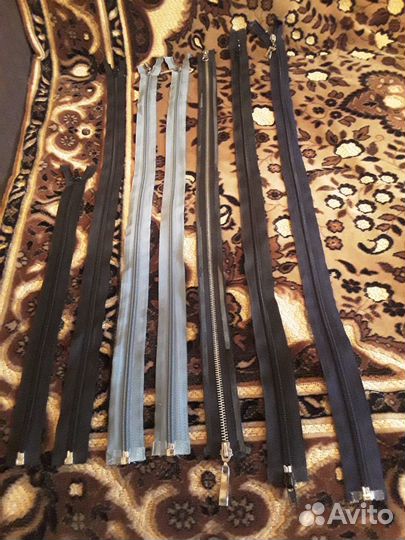 Нитки, тесьма, молнии все для шитья