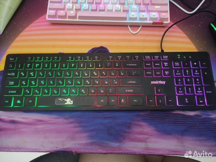 Мембранная клавиатура с подсветкой