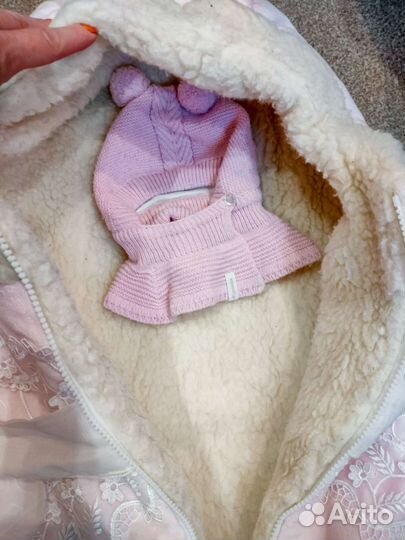 Конверт на выписку зимний для девочки