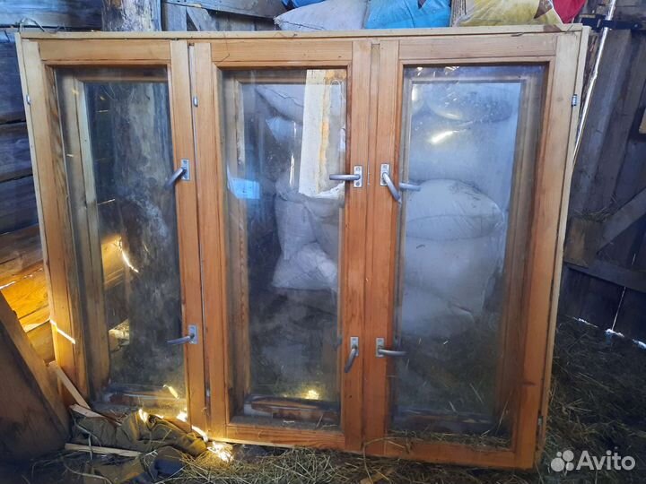 Окно деревянное