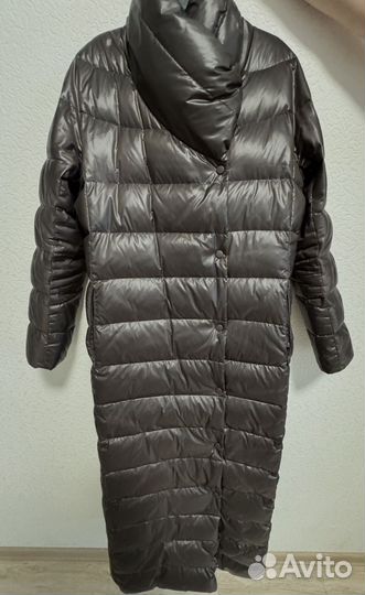 Пуховик женский длиный 46 48 размер