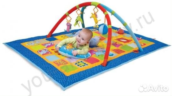 Развивающий коврик Taf toys 3 в 1 + игровая дуга