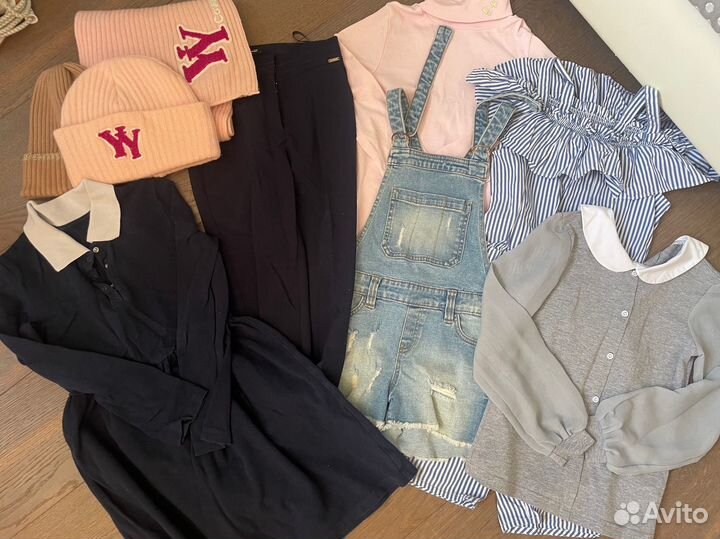 Вещи пакетом на девочку 128-134