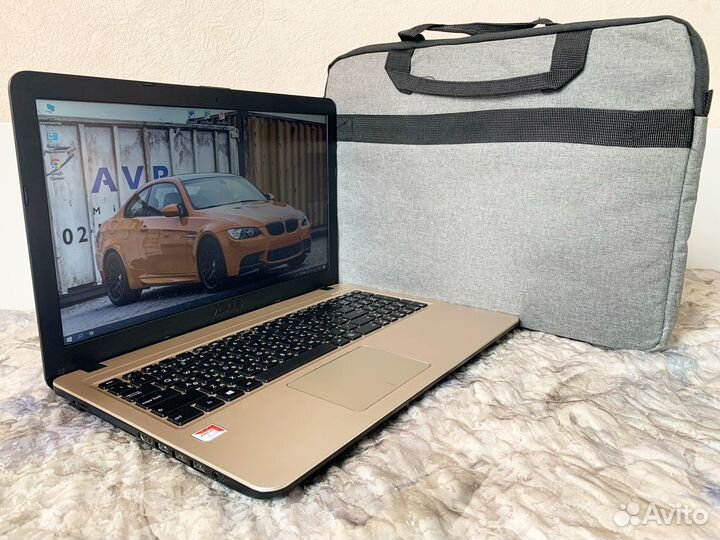 Ноутбук Asus F540BA 2020 года + Новая сумка