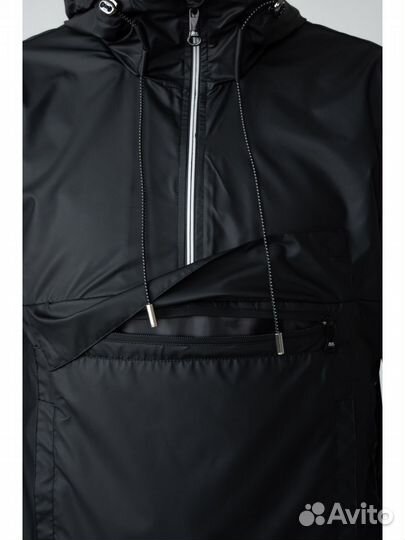 Куртка Inruska Анорак утепленный, черный