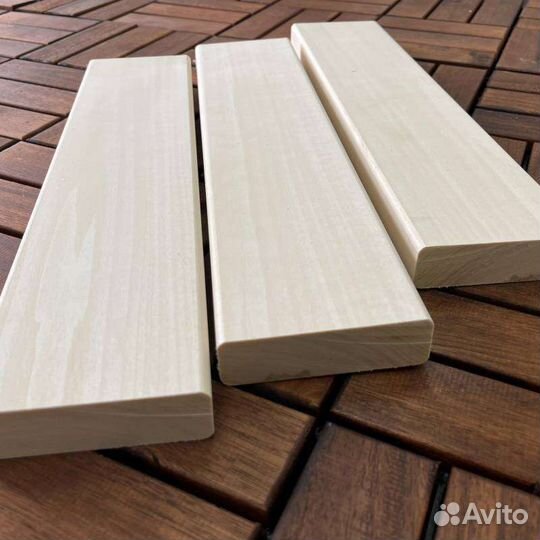 Полок для бани липа любая длина в наличии