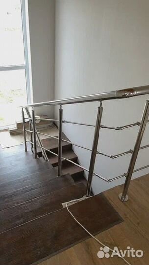 Перила на лестницу из нержавеющей стали