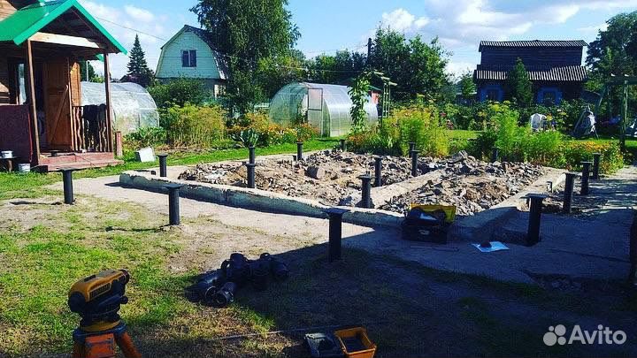 Винтовые сваи под ключ