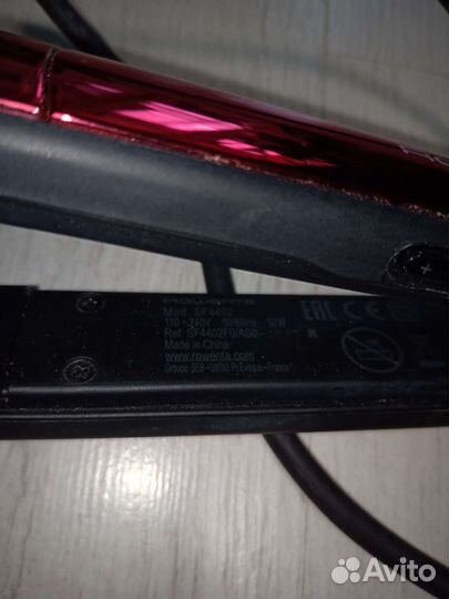 Выпрямитель для волос rowenta liss&curl