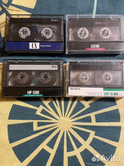 Аудиокассеты sony под запись. Комплектом