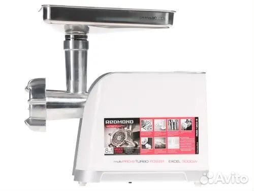 Мясорубка электрическая Redmond RMG-1203-8 белый