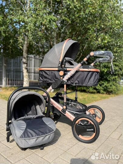 Коляска wisesonle 3 в 1 Новая