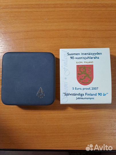 Монета 5 евро, 90 лет независимости Финляндии