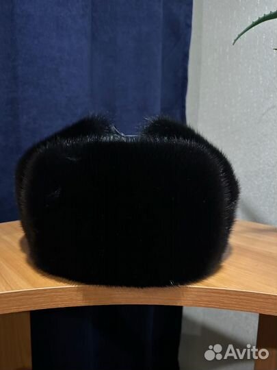 Норковая мужская шапка