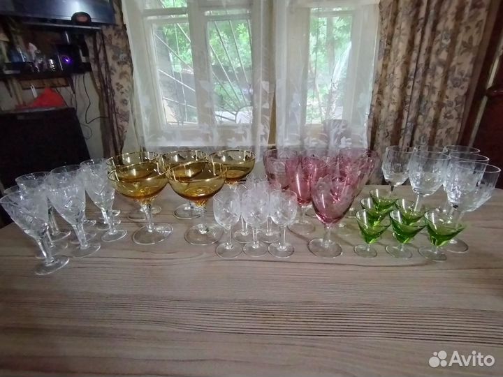 Рюмки, фужеры