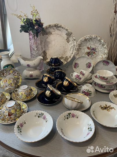 Советский антикварный коллекционный фарфор