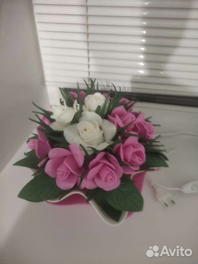 Букет цветов из изолона