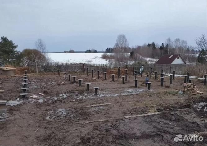 Закручивание винтовых свай
