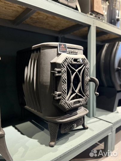 Печь камин для дома из чугуна