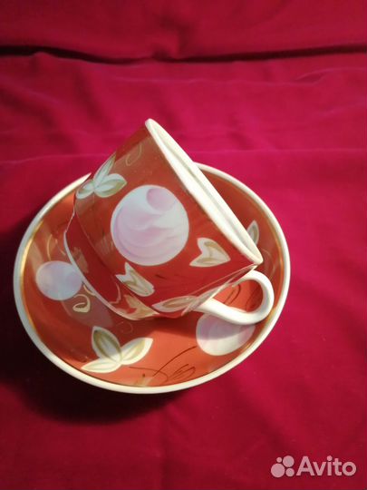 Чайная пара Вербилки,бокал(Городница)