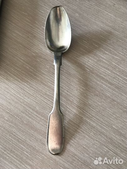 Ложка серебро 1872 год - 84 проба (царская) чайная