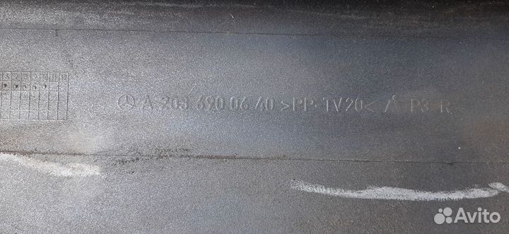 Накладка порога Mercedes C-Class W203 купе