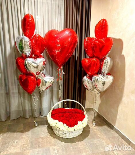 Гелиевые шары, фотозона