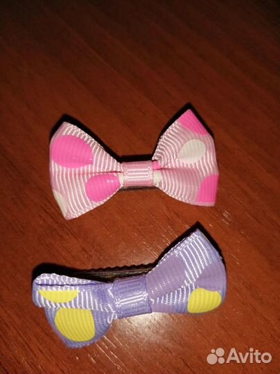 Летняя майка для собаки, заколки, бабочка