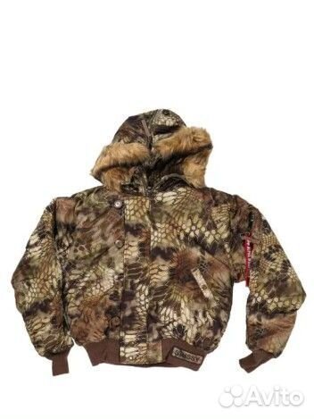 Пуховик stussy alpha industries N-2B