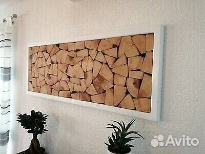 Картина панно из дерева