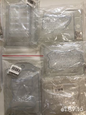 Новые Пластиковые формы для шоколада, мыла 9шт