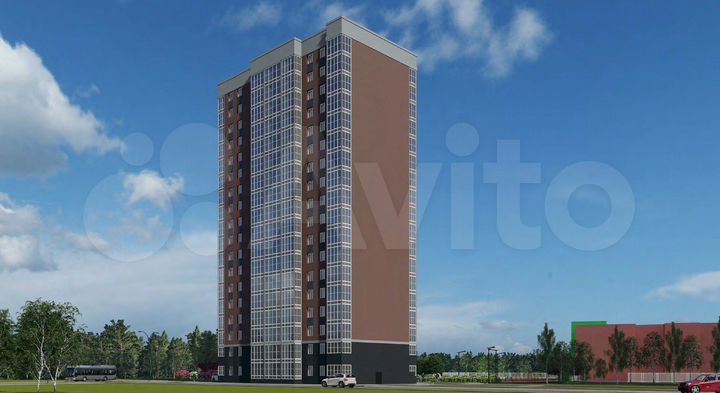 1-к. квартира, 52,1 м², 10/18 эт.