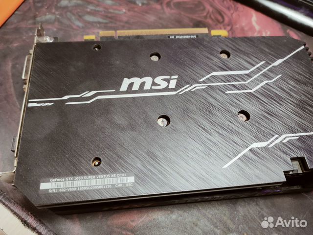 Видеокарта MSI GeForce GTX 1650 super ventus