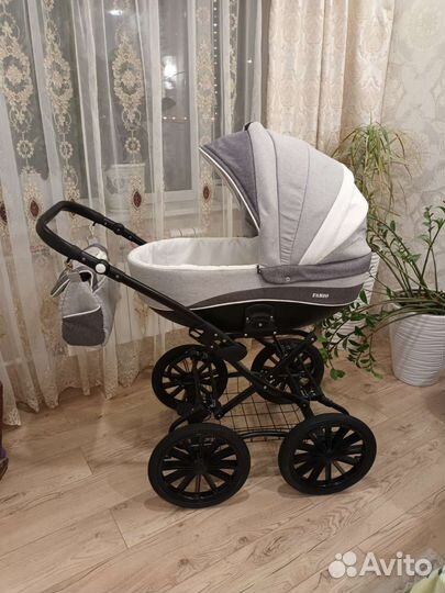 Коляска для новорожденного 2 в 1 fabio