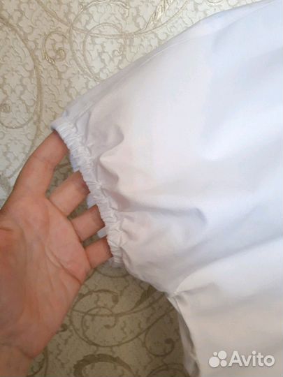 Школьная белоснежная блузка, на рост 140-150