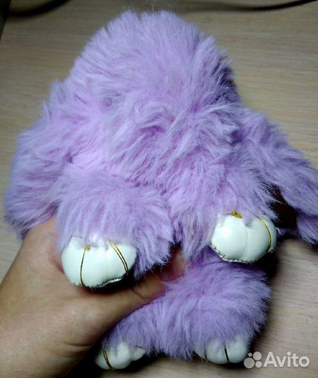 Мягкие брелки : медвежонок и кролик меховой