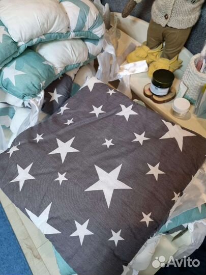 Бортики подушки в детскую кроватку