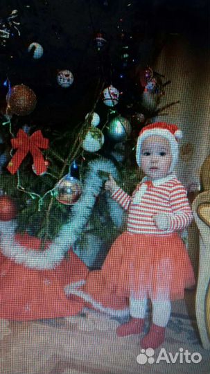 Карнавальный новогодний костюм для девочки 80