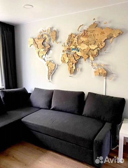 Карта мира и России с доставкой