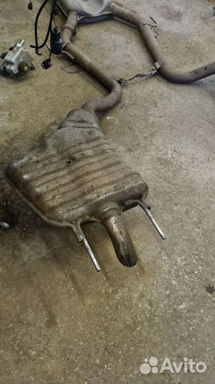 Задняя часть глушителя Mercedes-Benz w221 s500