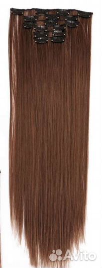 Волосы на заколках 55 см