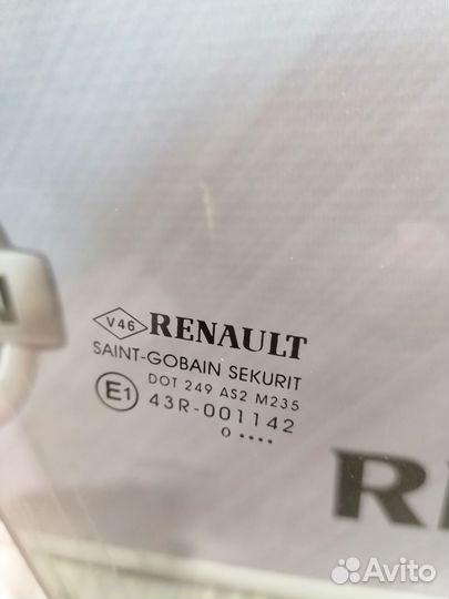 Стекло боковое двери Renault megane 3 Прав