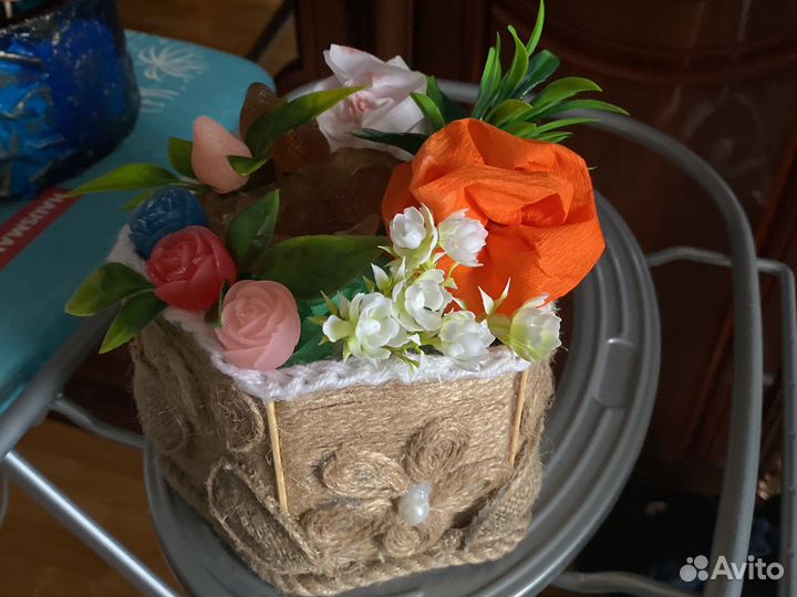 Корзина с цветами