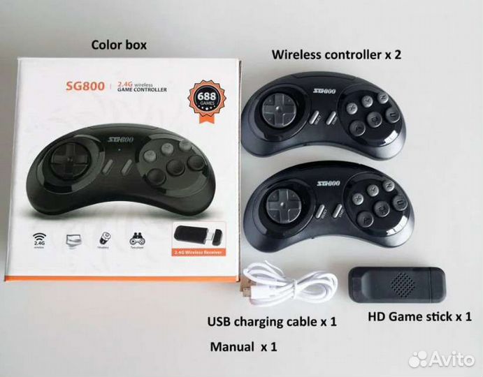 Приставка Sega сега dendy денди hdmi беспроводные