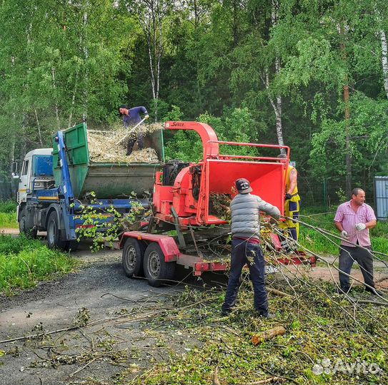 Расчистка участка благоустройство под газон