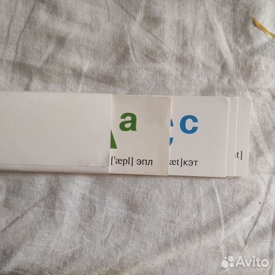 Обучающие карточки с английским алфавитом