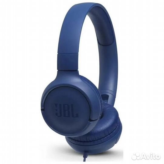 Наушники JBL Tune 500, 3.5 мм, накладные, синий jb