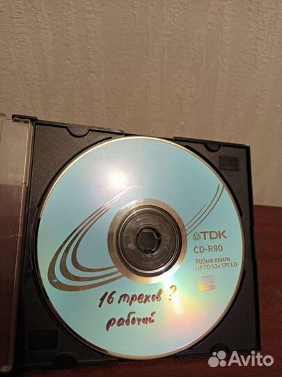 CD-R80 диск TDK с 16 неизвестными треками