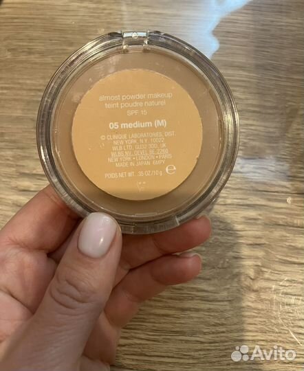 Пудра clinique almost powder make-up